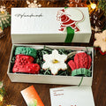 Coffret cadeau bougie de Noel