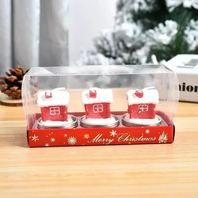 Petites bougies de Noel 3pcs