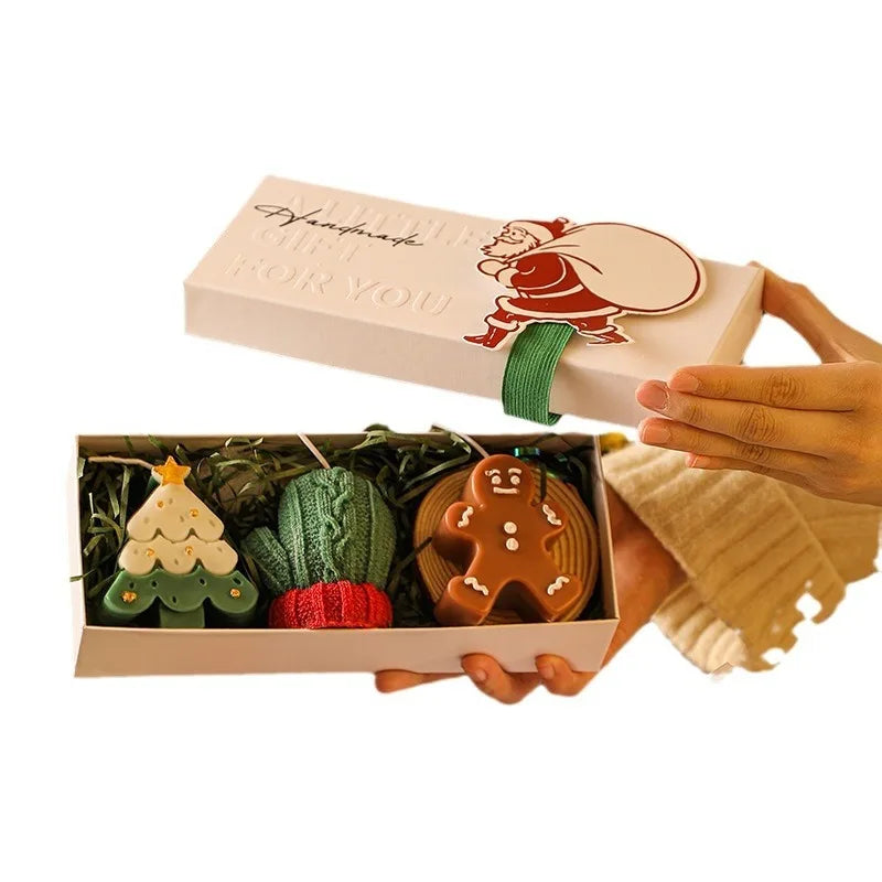 Coffret cadeau bougie de Noel